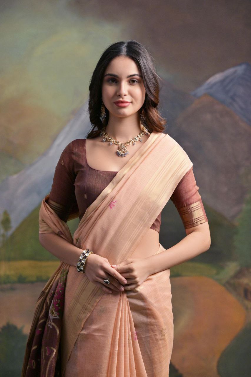 Premium soft Muga Silk saree