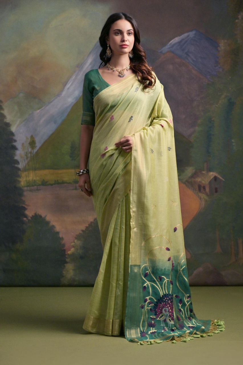 Premium soft Muga Silk saree