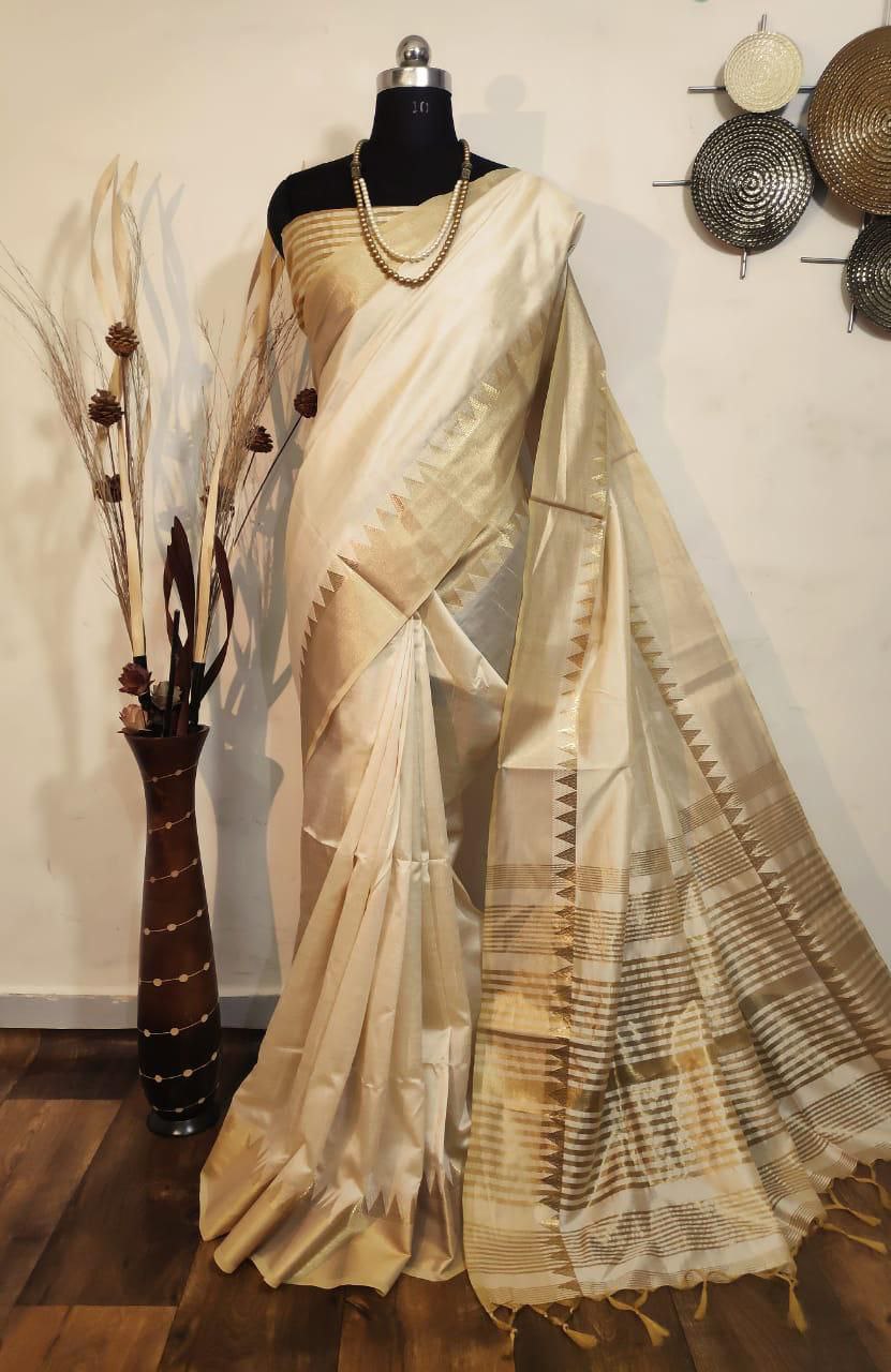 Aasam silk weaving saree