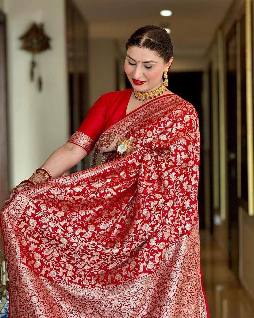 Organic Banarasi Sarees For Intimate And Big Fat Indian Weddings