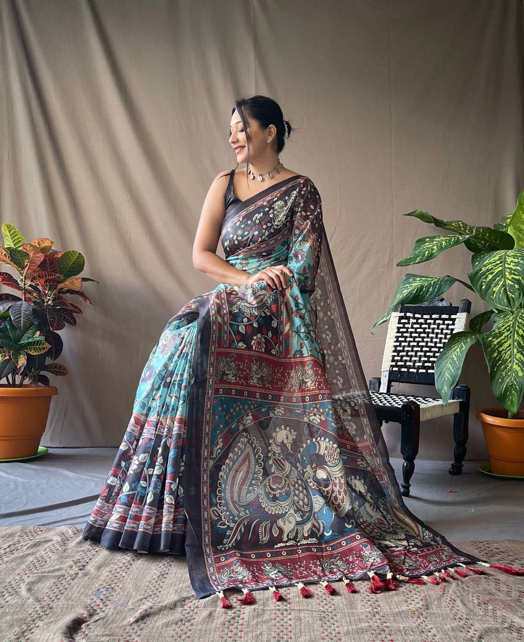 COTTON KALAMKARI SAREE