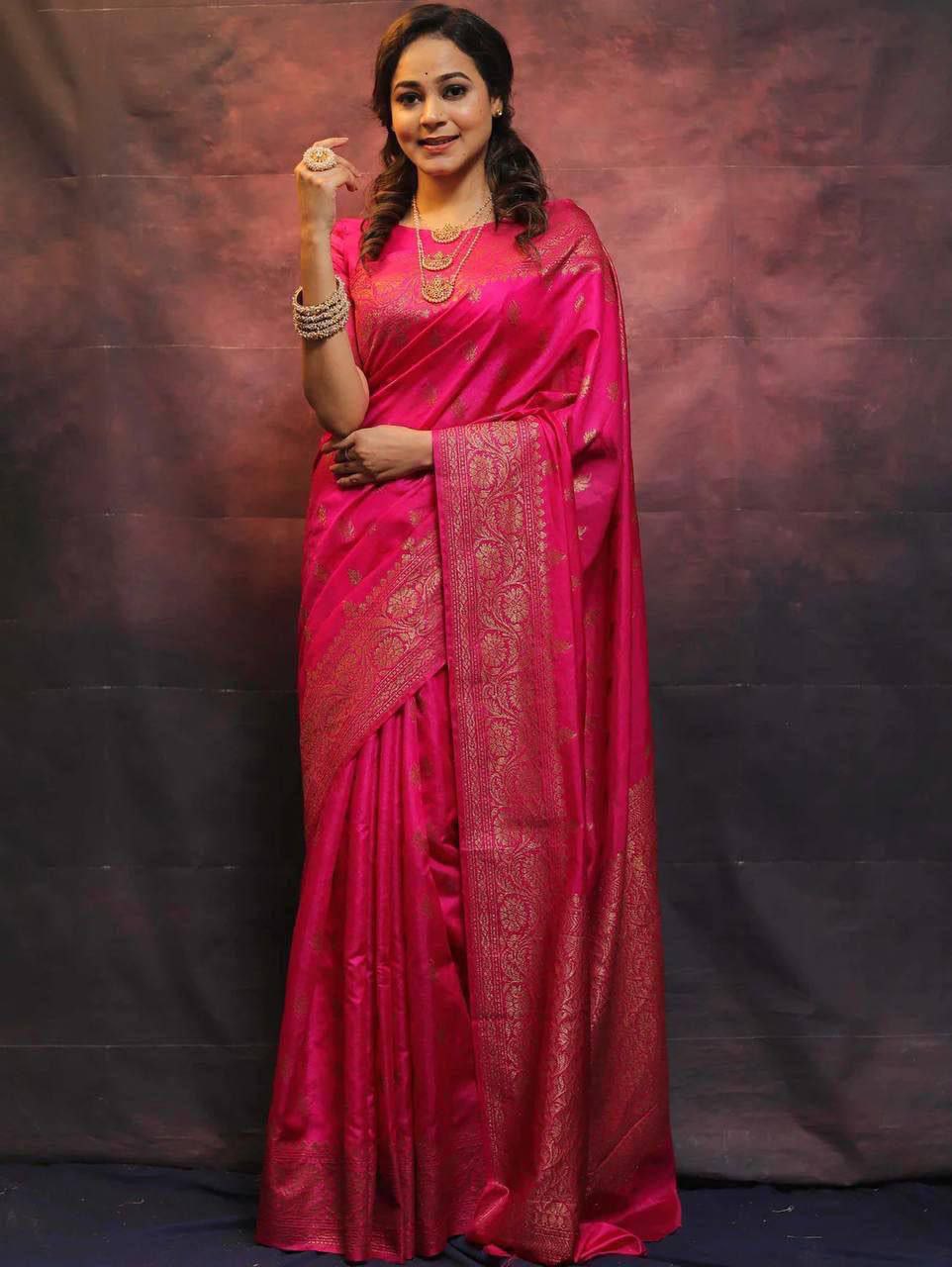 SOFT LICHI SILK SAREE