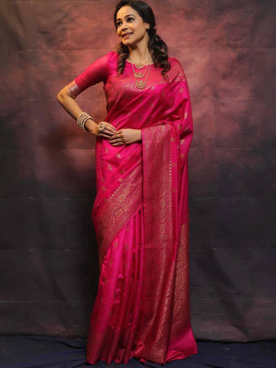 SOFT LICHI SILK SAREE