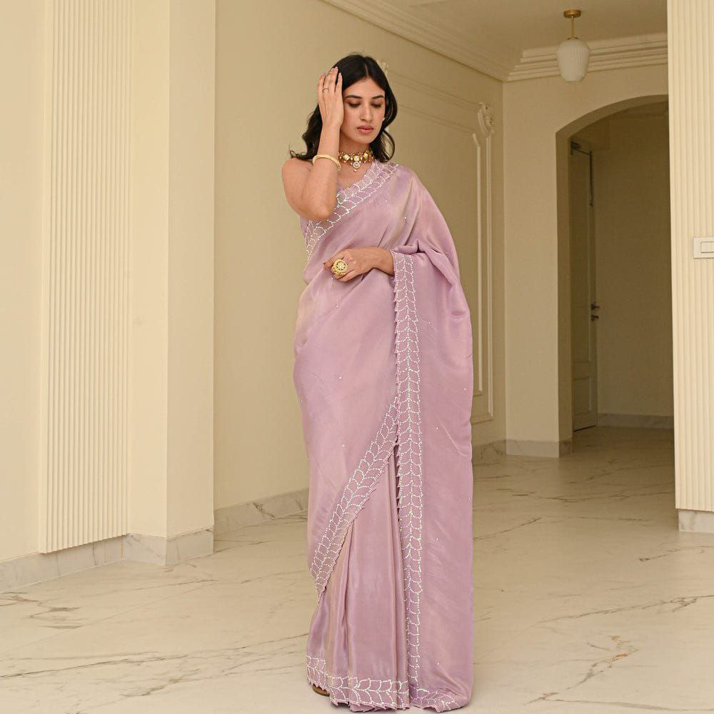 Premium Pure Rangoli Silk Saree