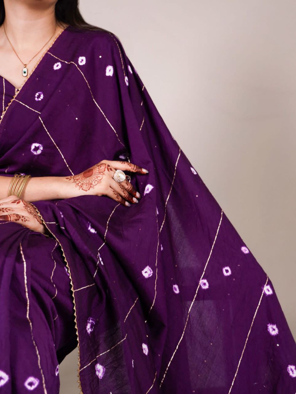 Viscose Chanderi Saree