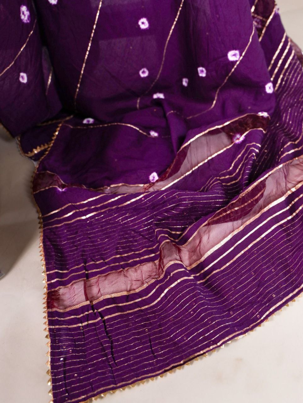 Viscose Chanderi Saree