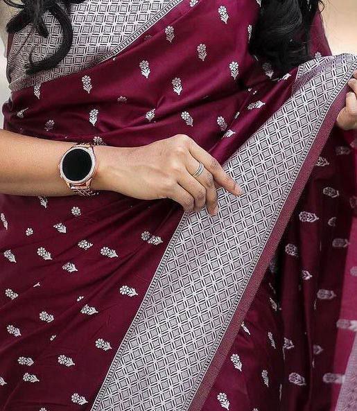 SOFT LICHI SILK CLOTH SAREE