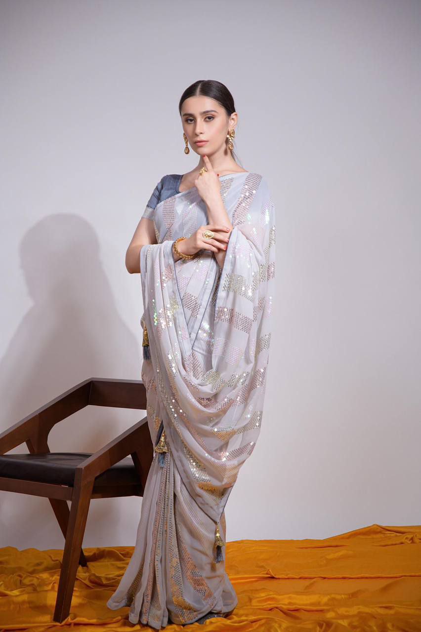 Heavy Georgette Saree