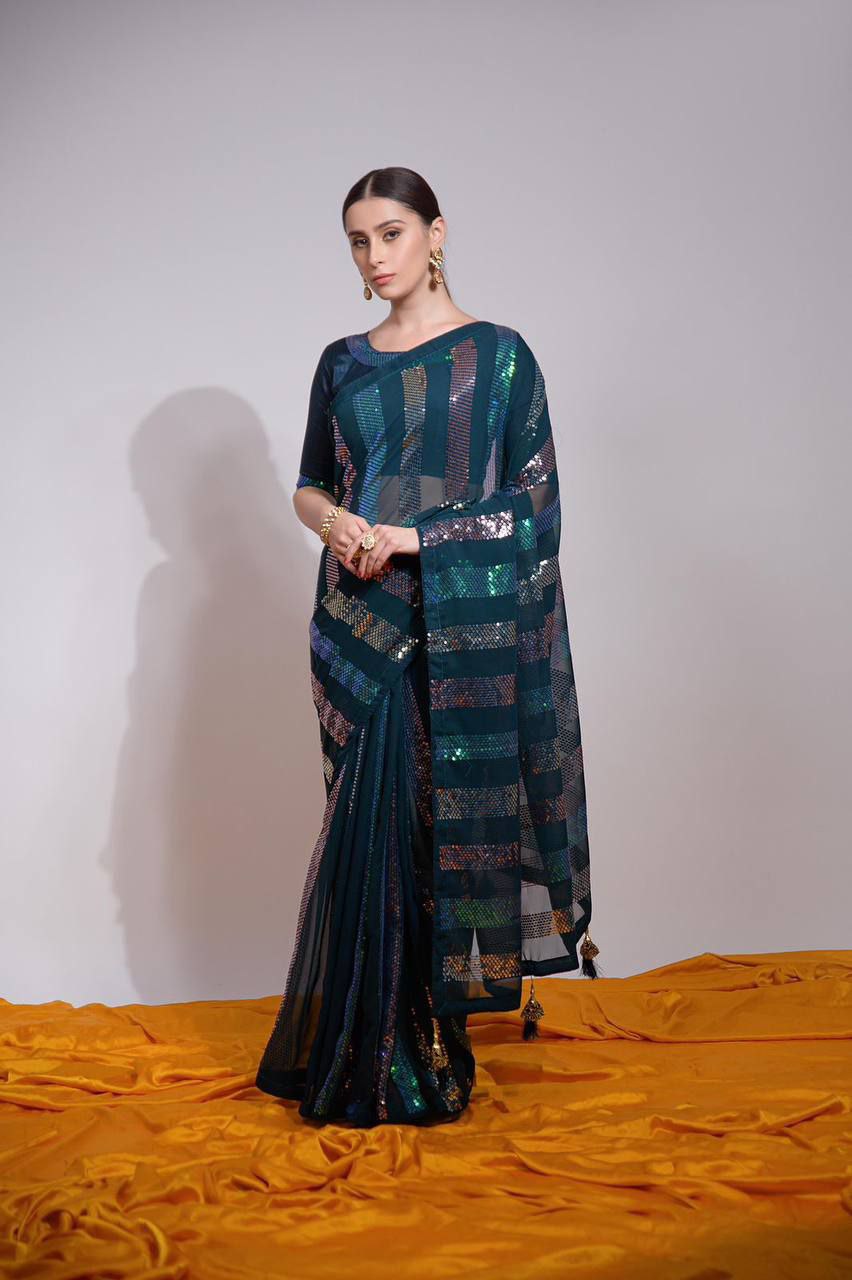 Heavy Georgette Saree