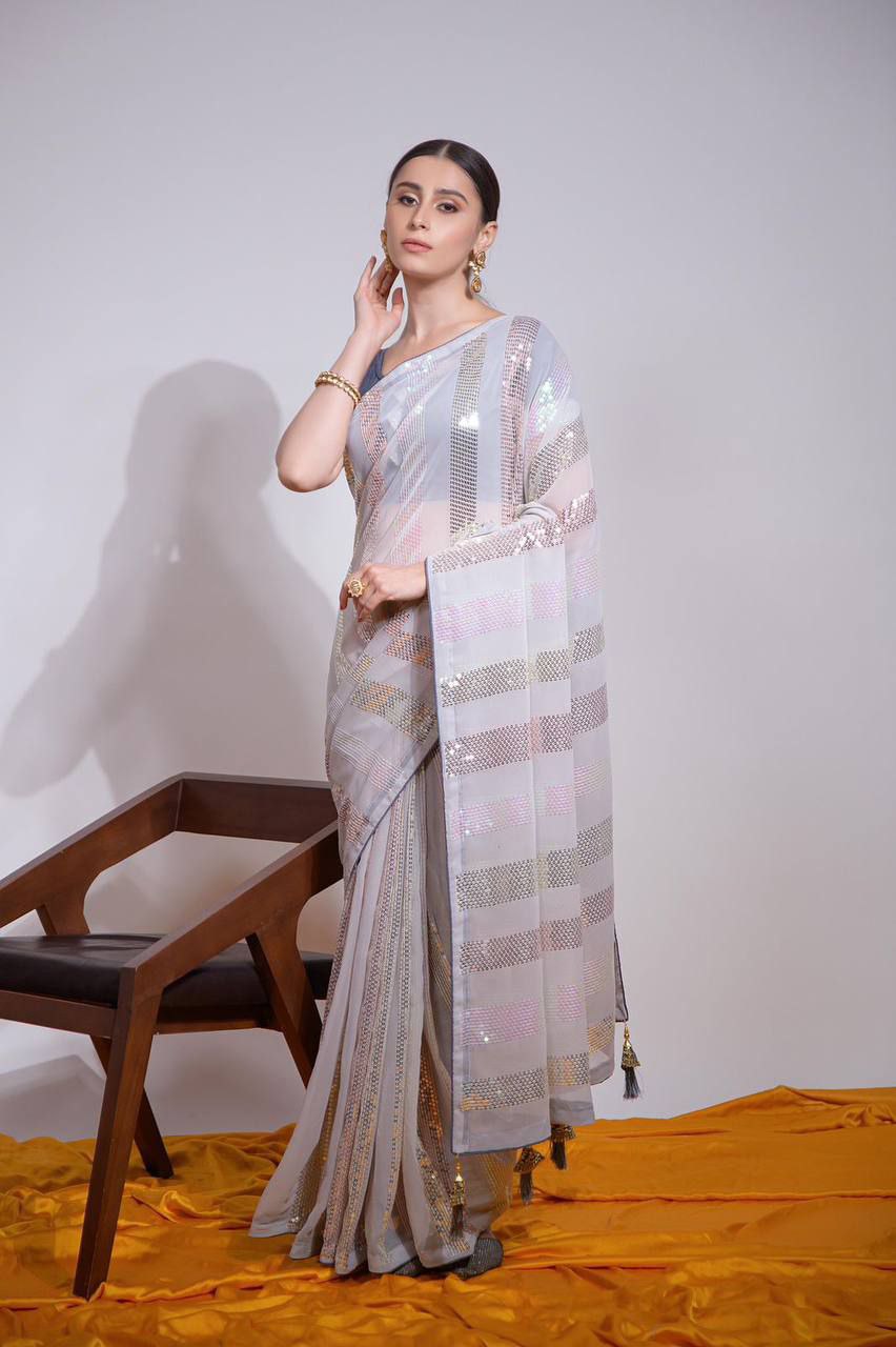 Heavy Georgette Saree