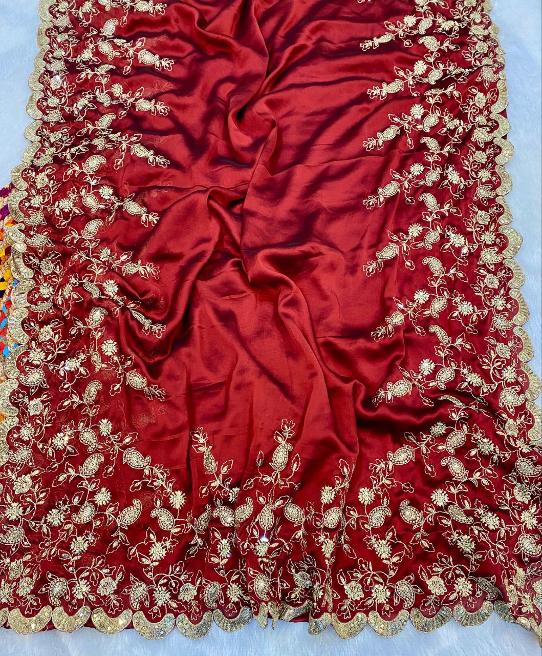 Rangoli Silk Fabric Saree