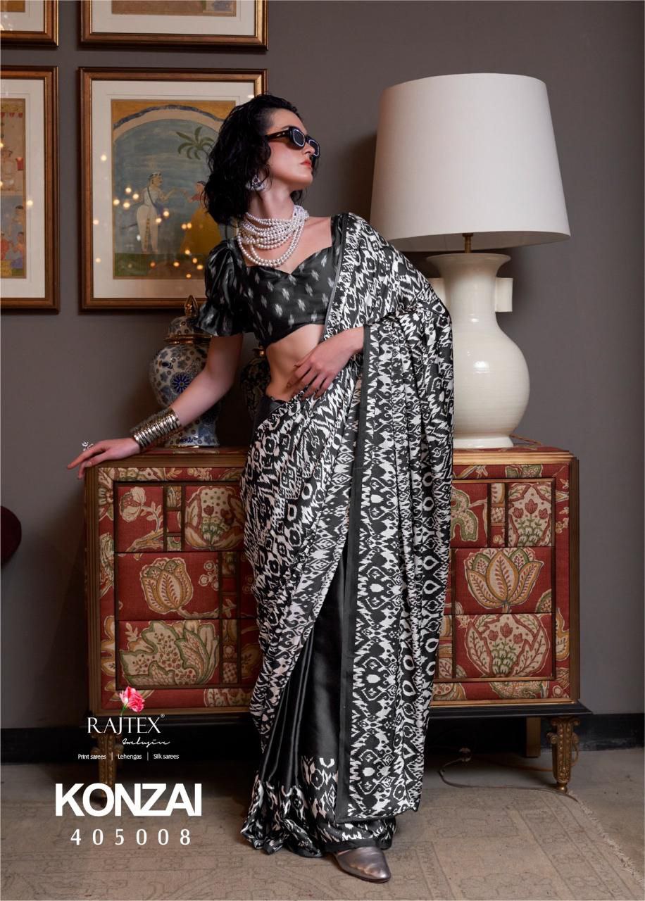 PATOLA PRINT SATIN CREPE SAREE