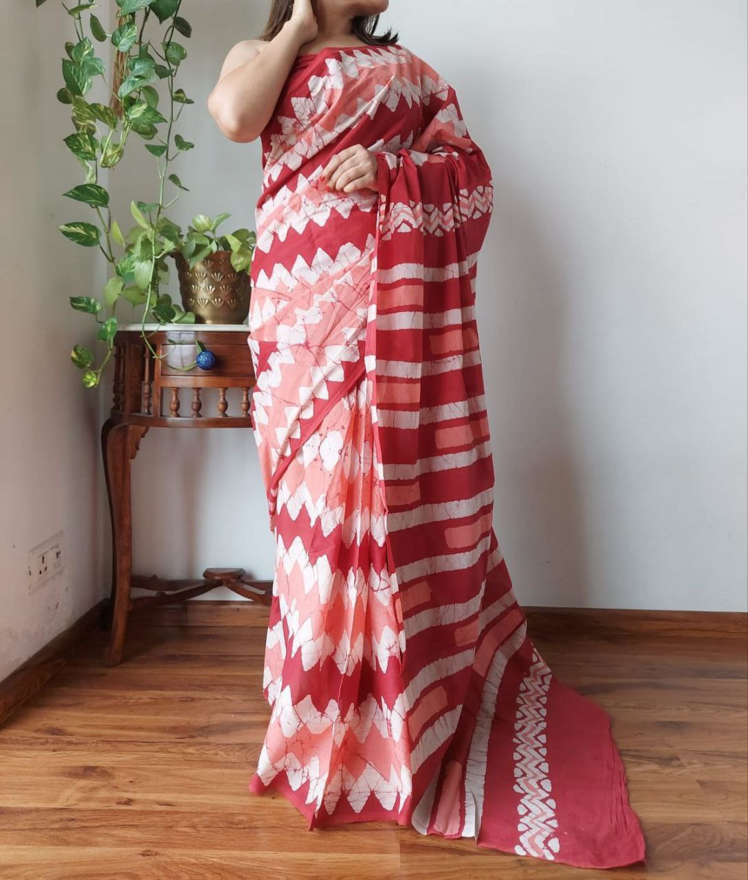 SOFT CHANDERI SILK SAREE