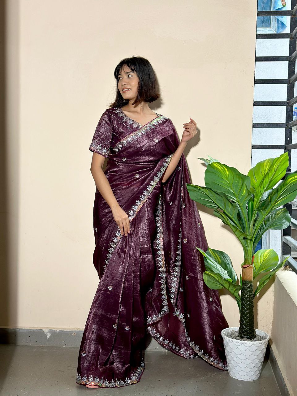 Gold Crush Jericho Saree