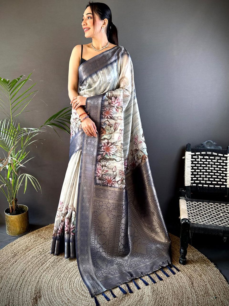 Banarasi Silk Ghicha Tussar Saree