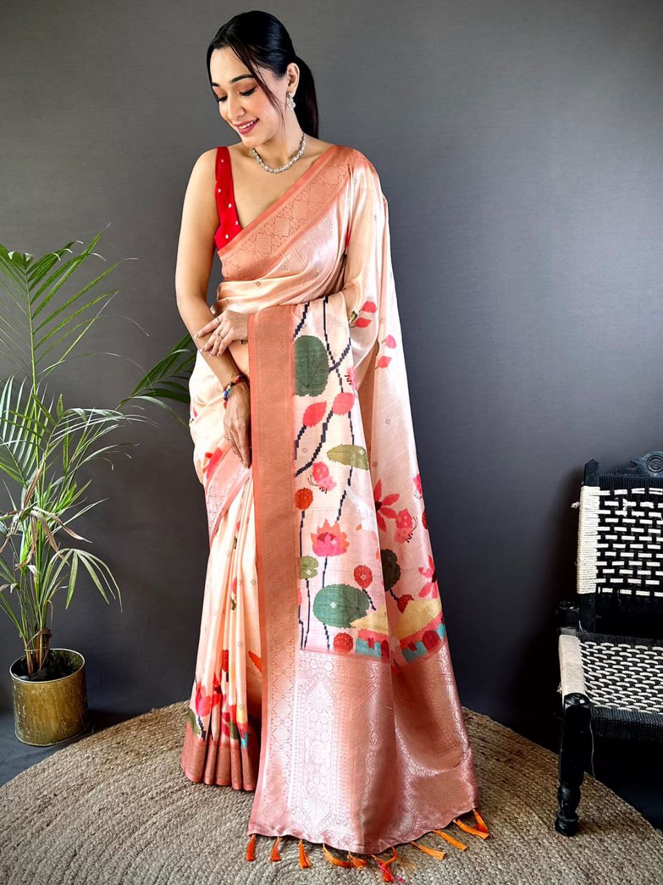 Banarasi Silk Ghicha Tussar Saree