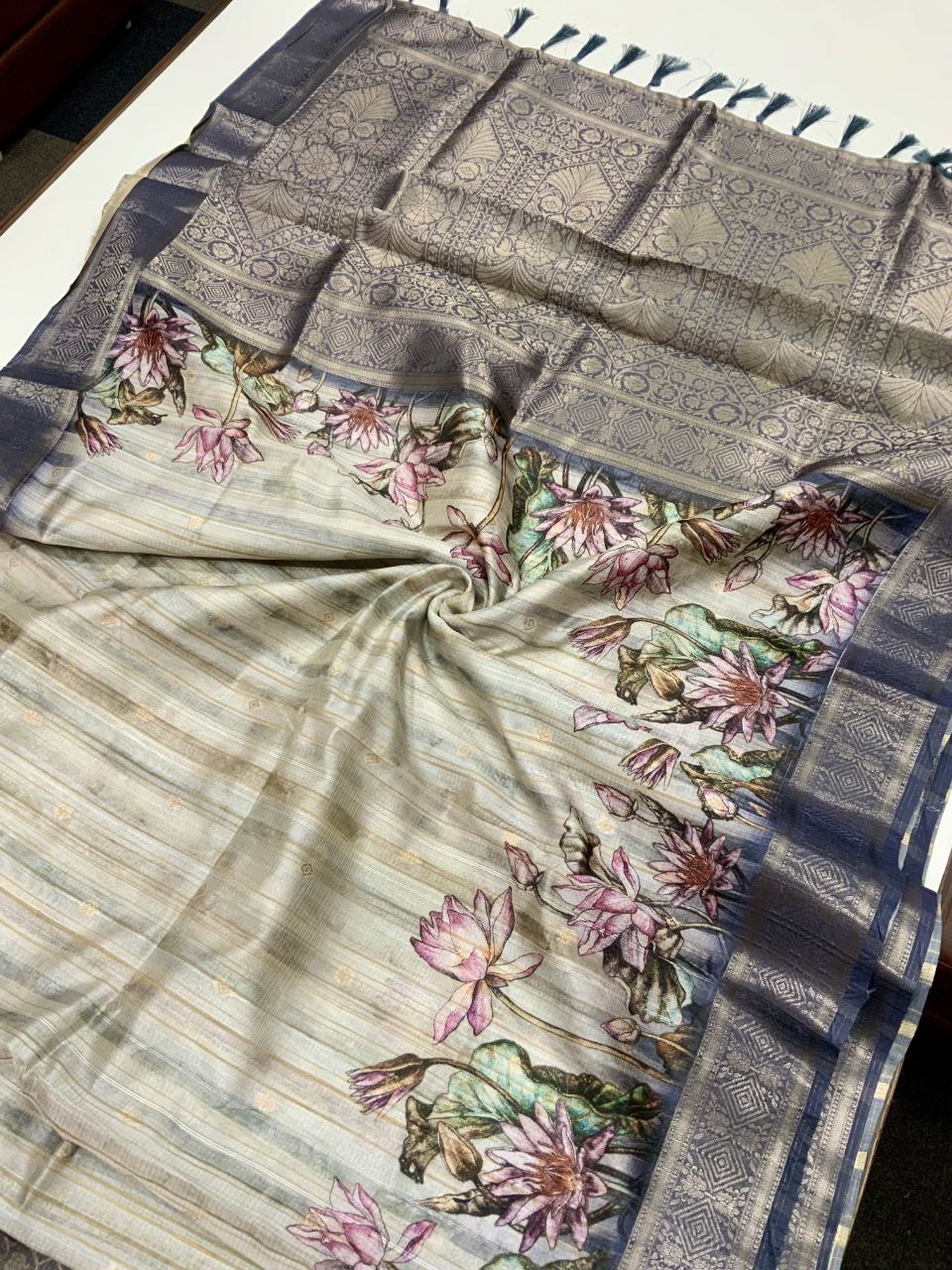 Banarasi Silk Ghicha Tussar Saree