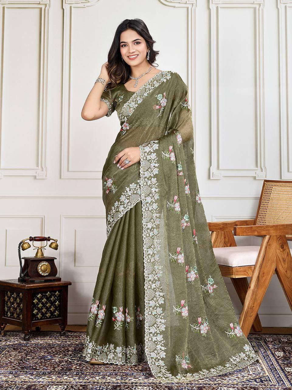 Wedding wear Saree