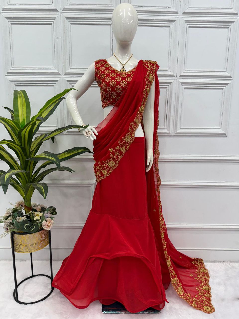 NEW SUPERHIT TRENDING DESIGNER LEHENGA-SAREE