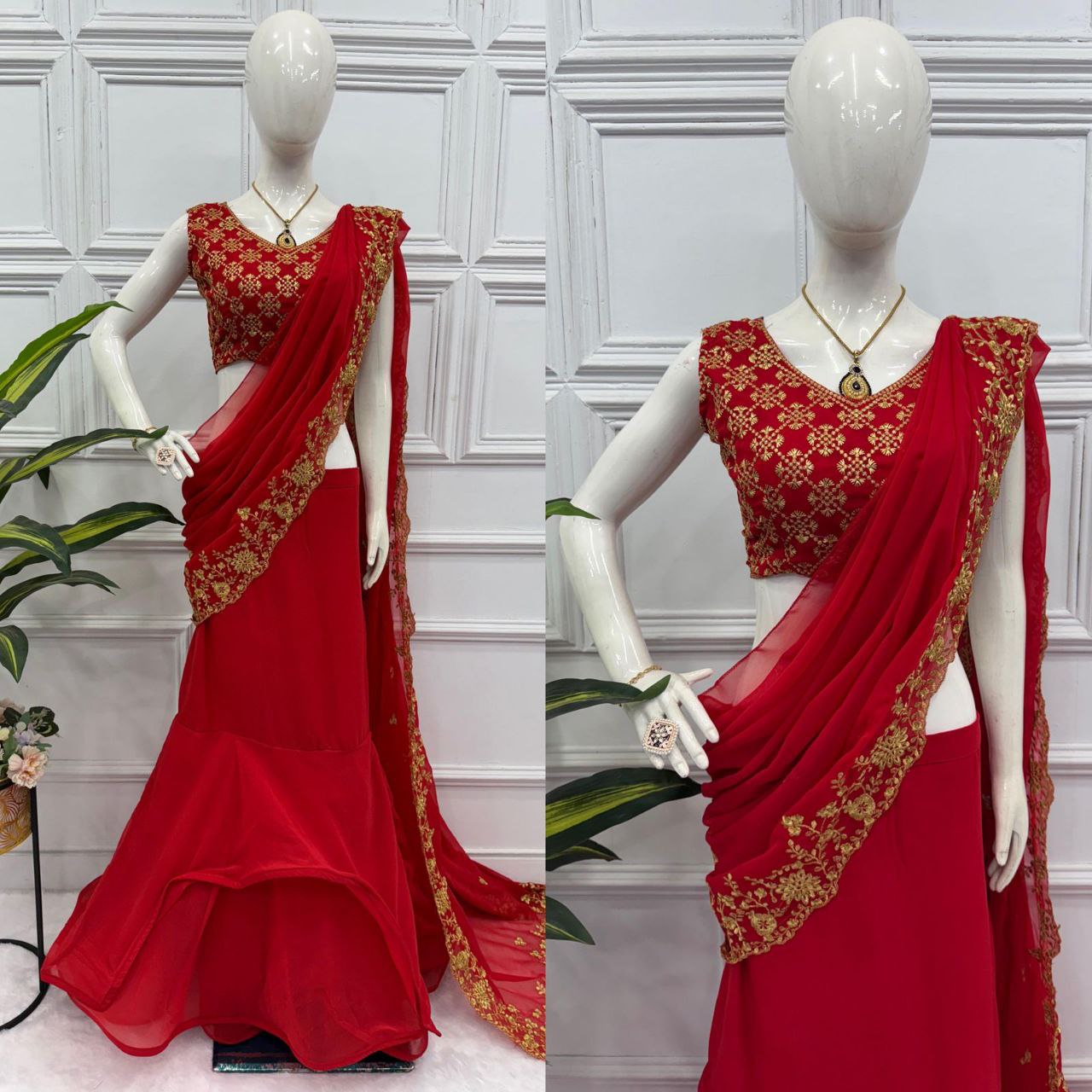 NEW SUPERHIT TRENDING DESIGNER LEHENGA-SAREE