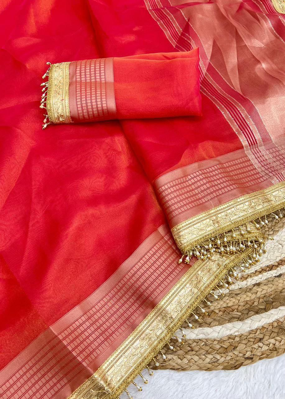 Soft Organza Silk Saree