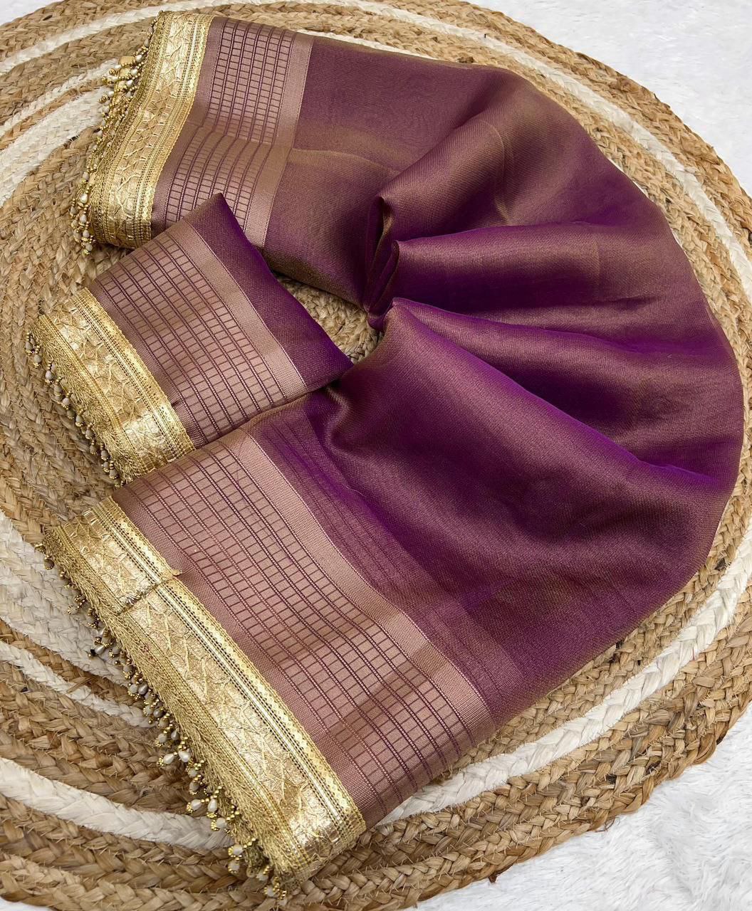 Soft Organza Silk saree