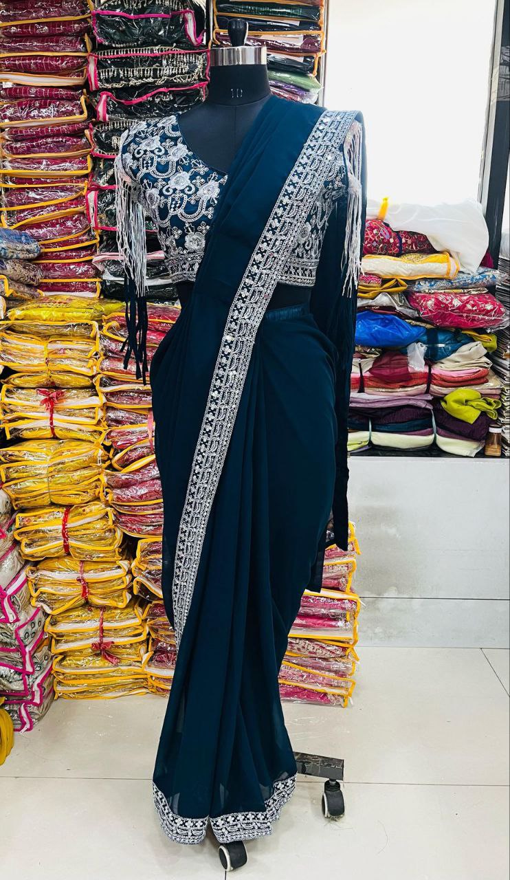 Traditional Designer Ready To Wear Saree