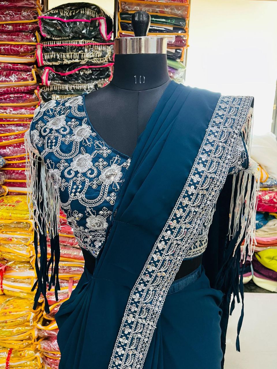 Traditional Designer Ready To Wear Saree